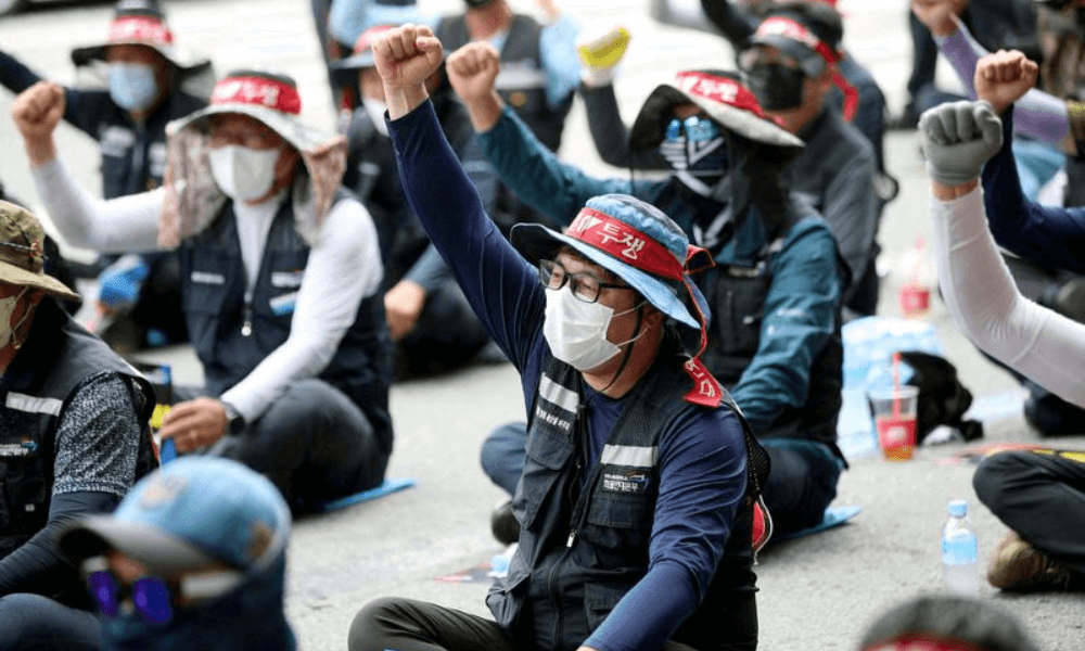 S.Korea Truckers Return To Work After Strike; Shares Rally!